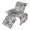 Gray, variant on 1 Set of Sofa Cushions Christmas Gradient Recliner Sofa Cushions Recliner Chair Washable Recliner Chair Sofa Soft Faux Sofa Thick Chair