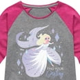 thumbnail image 3 of Frozen - Winter - Find Your Destiny - Toddler & Youth Girls Raglan Graphic T-Shirt, 3 of 4