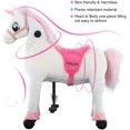 thumbnail image 5 of Uenjoy Kids Riding Horse Unicorn for Kids Plush Ride ons Toy White, 5 of 8