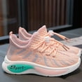 thumbnail image 3 of TIREOW Kid Boys Girls Running Shoes Lightweight Comfortable Mesh Sports Shoes Strap Athletic Tennis Shoes Casual Walking Athletic Sneakers Lace-Up Wedge Tennis Shoes, 3 of 4