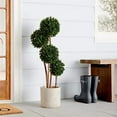 thumbnail image 4 of Nearly Natural 3? Boxwood Topiary Artificial Tree UV Resistant (Indoor/Outdoor), 4 of 5