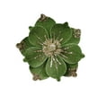 thumbnail image 1 of Decoraciones de Navidad para Árbol Flor de Navidad con Brillo Grande Flor de Decoración de Navidad Artificial Flor de Oro Glitter Mimics Flor de Camelia Usada para la Decoración de Navidad, 1 of 6