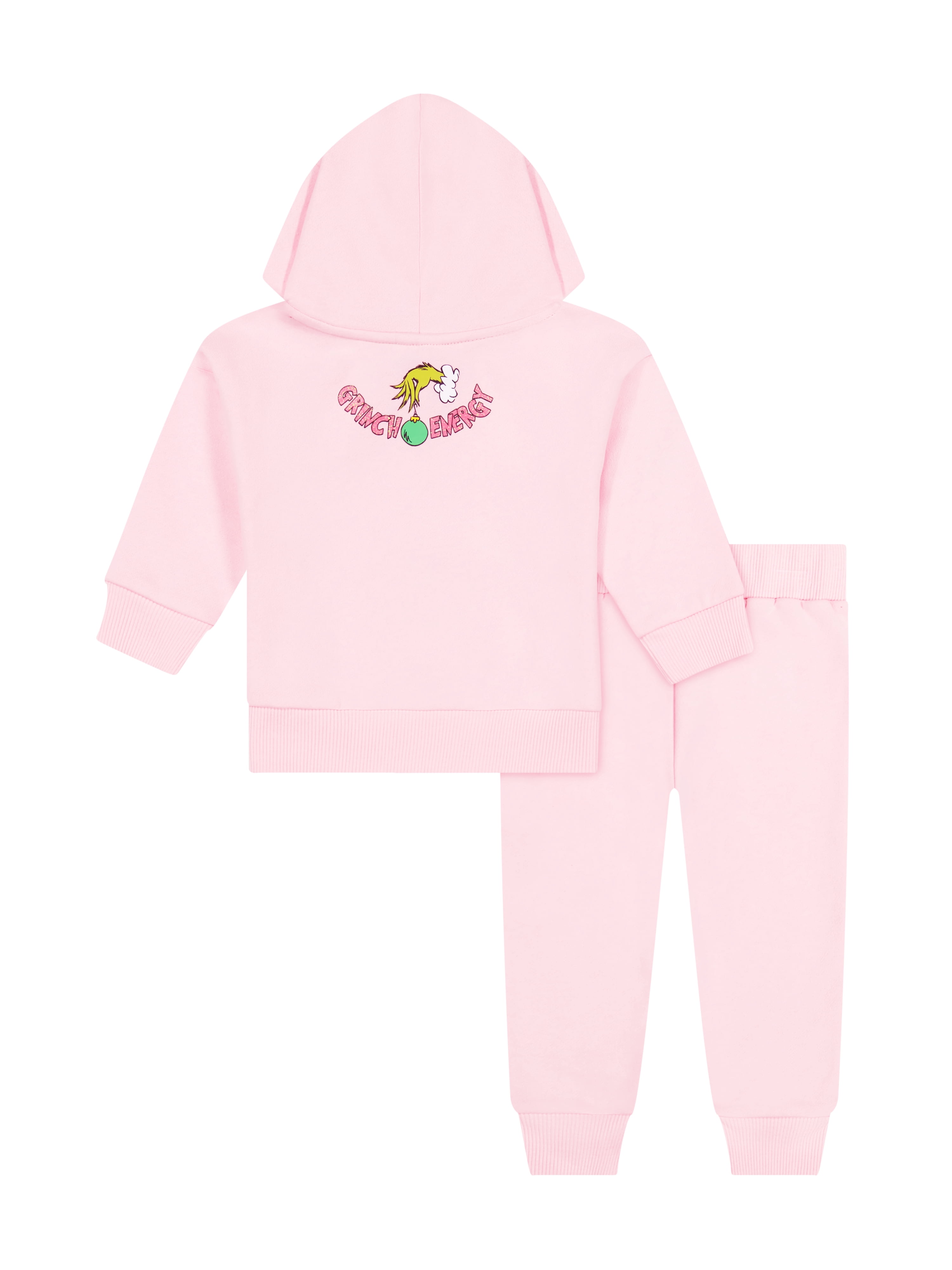 Dr. Seuss The Grinch Toddler Girl Hoodie and Jogger Set, Sizes 12M-5T