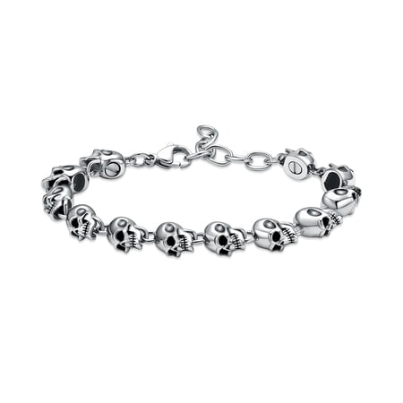 Skull Urn Cremation Jewelry Skull Urn Bracelet for Ashes Keepsake Memorial Bangle Cremation Bracelet for Men Women