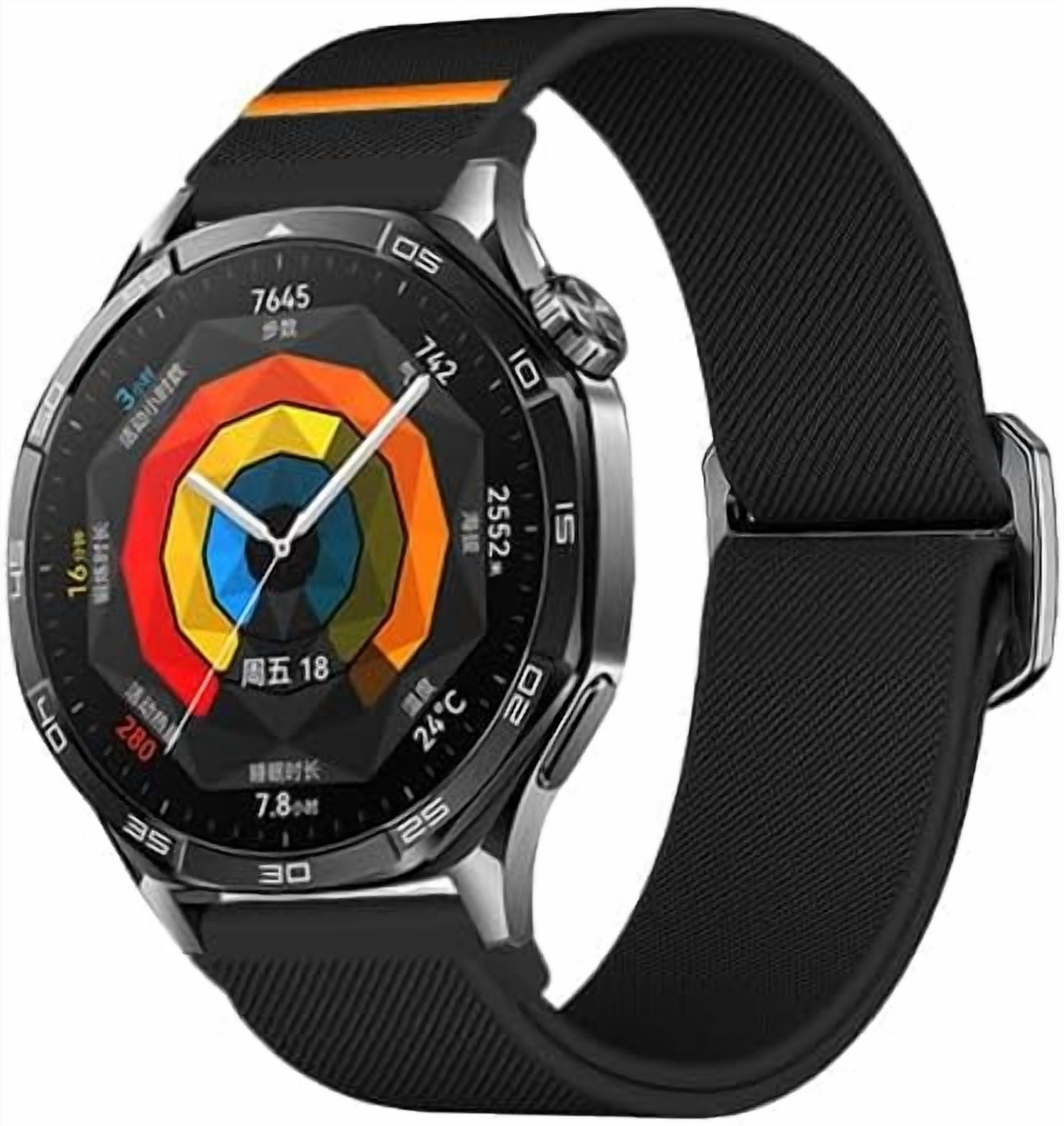 CRKMGS-Sport Nylon Strap Intended for Garmin Approach S50, S44, S42, S40 Bands for Women Men Replacement Elastic Loop Wristband Smartwatch Accessories