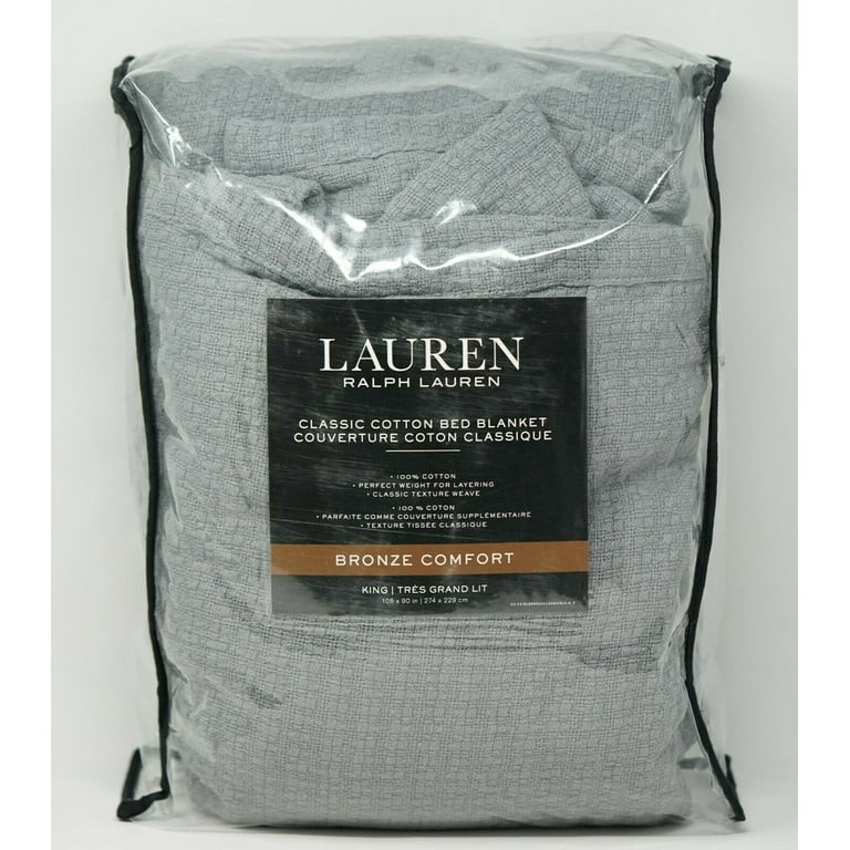 Ralph lauren classic cotton blanket hotsell