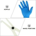 thumbnail image 3 of MasteelfCA 1 Set Acrylic Body Piercing Ring Eyebrow Tragus Body Piercing Navel Ring Barbell, 3 of 8