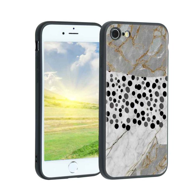 Compatible with iPhone SE 2022 Phone Case, Marble161 Case Men Women
