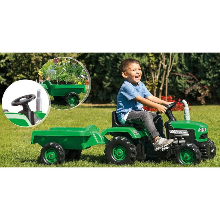DOLU Tractor met aanhanger - pedalen