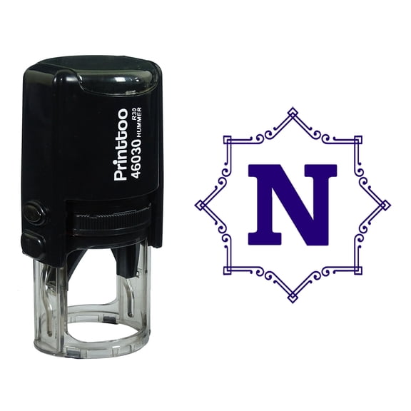 Printtoo VOID Self Inking Rubber Stamp Office Stationary Stamp-Blue