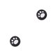 thumbnail image 4 of Tholdsy Grips Caps Anti-Skid Cat Paw Shape Reemplazo perfecto Thumbstick Cover Controller Accesorios blanco sobre negro blanco sobre negro 2piezas, 4 of 6