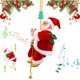thumbnail image 1 of Herunwer Climbing Santa with Music, Electric Santa Climbing Rope Battery Operated Climbing Santas Claus, Climbs Up and Down, Home Decoration for Parties, 1 of 7