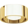 thumbnail image 3 of 8mm Flat Band in 14k Yellow Gold - Size 7.5, 3 of 7