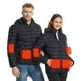 thumbnail image 4 of ToyKingdee Heated Jackets for Men Women Windproof Multi-Zone Heating Winter Coats Detachable Hood USB Charging Jacket Unisex, 4 of 9