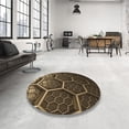 thumbnail image 4 of Ahgly Company Machine Washable Indoor Rectangle Transitional Light Brown Area Rugs, 6' x 9', 4 of 7