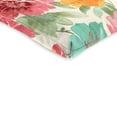 thumbnail image 4 of Jordan Manufacturing 43" x 20" Muree Beach II Multicolor Floral Rectangular Outdoor Chair Cushion with Ties and Hanger Loop, 4 of 12