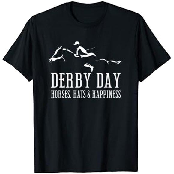 Derby Day Horse Silks And Hats Jockey Kentucky Racing T-Shirt