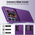 thumbnail image 6 of oupeigar For Samsung Galaxy S23+ Plus Case with RFID Cards Holder, Sliding Camera Cover, Kickstand, Shockproof Protection - Purple, 6 of 10