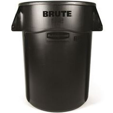 Gallon Brute Round Container Lid - Brute Round Utility Trash Can Without Lid, Black, 44 Gallons