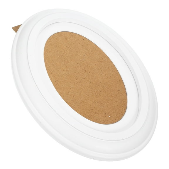 Wooden Picture Frame for Decoration White Photo Frame Oval Style 7x9 Inch