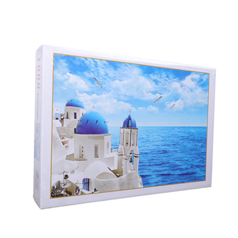 Jigsaw Puzzles Parent-Child Interactive Toys Aegean Sea Painting 1000 Pieces 