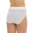 thumbnail image 3 of Kindly Yours Women’s Sustainable Cotton Hi-Cut Underwear, 3-Pack, Sizes XS to XXXL, 3 of 7