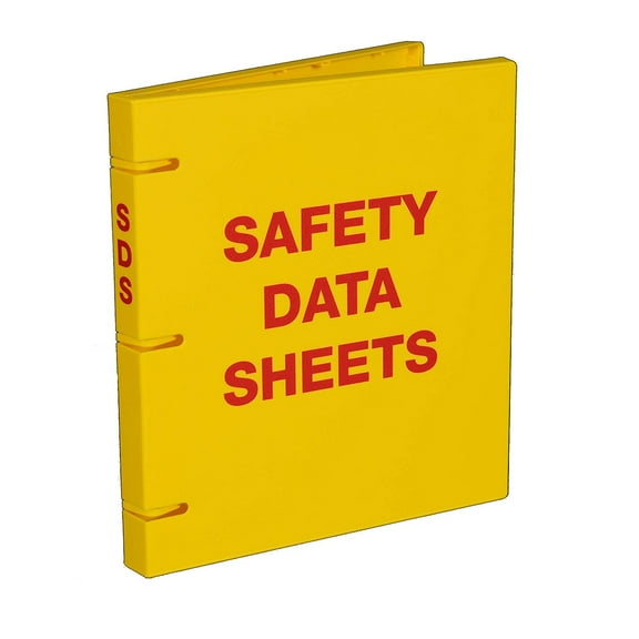 SDS Binder - 1" Capacity, Fully Enclosed (3 Poly Rings)