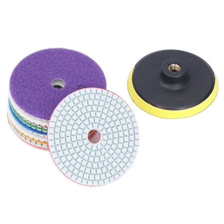 

Flash Sale 11Pcs/Set Diamond Polishing Pads Sanding Abrasive Disc with Backer Pad for Stone Tile Ceramic Polishing