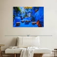 thumbnail image 2 of Elephant Stock Moroccan Courtyard Plants Wall Art - Horizontal Canvas Wall Art - Living Room Wall Decor - Places Canvas - Blue And Orange Decor - 39" x 26", 2 of 8