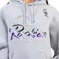 thumbnail image 3 of Women's G-III 4Her by Carl Banks Heather Gray Colorado Rockies Shadow Logo Graphic Pullover Hoodie, 3 of 3