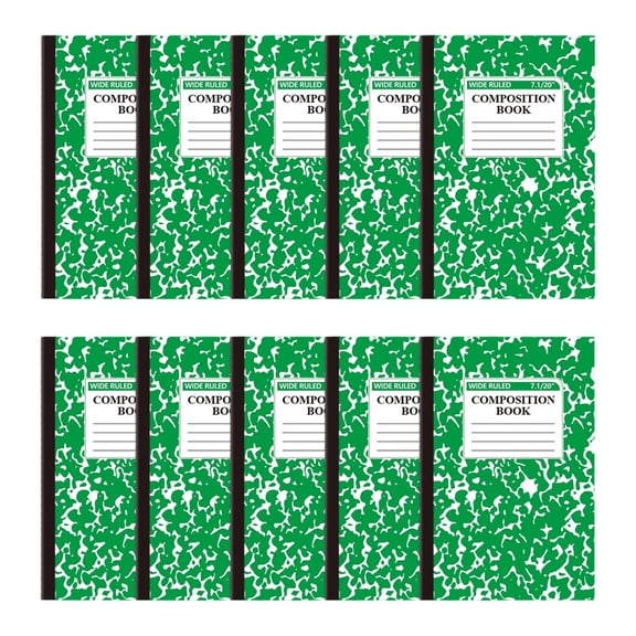 10PCS A5 Sewing Notebook 30 sheets 60 Pages Exquisite Patterned Notebook(Green)