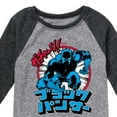 thumbnail image 3 of Marvel Black Panther - Katakana Panther - Toddler and Youth Raglan, 3 of 5