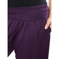 thumbnail image 6 of White Mark Women's Plus Size Harem Pants, 6 of 6