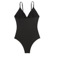 thumbnail image 6 of MSJUHEG Push Up Swimwear,Tummy Control Swimsuits for Women,Womens Tankini Bathing Suits,Plus Size One Piece Swimsuit,One Piece Swimsuits,Cross Back,Swimsuits for Women 2025 Black L, 6 of 8