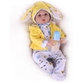 thumbnail image 2 of Muñeca Bebé Reborn CHAREX Realista de Silicona Cuerpo Completo 22pulg con Chupete Magnético 7 Accesorios Niño CHAREX RC96886, 2 of 2