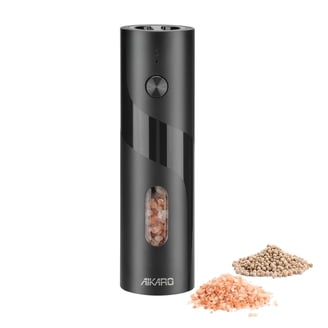 best blue raspberry vape juice Hevirgo Manual Mini Salt Pepper Mill - Portable Rabbit Ears Ceramic Core  Ball Grinder for Kitchen