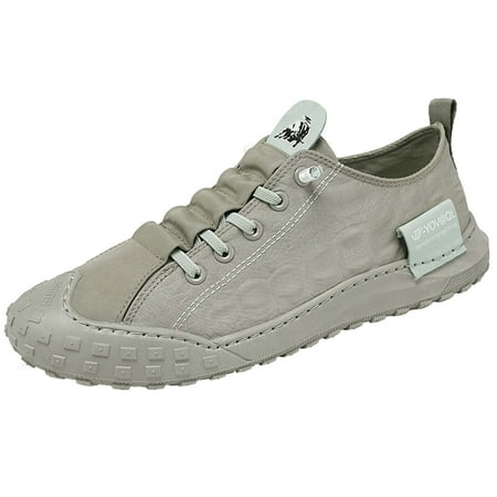 

Rdeuod Mens Shoes Umbrella Cloth Baotou Ice Silk Casual Shoes Canvas Sneakers