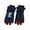 Navy, variant on Kids Ski Snow Gloves Dinosaur King Print Winter Cold Weather Waterproof Windproof Warm Fleece Thermal Snowboard Sport Mittens for Boys Girls