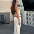 thumbnail image 6 of EASYBRAUS Women Summer Two Piece Crop Top and Maxi Skirt Set Elegant Sleeveless Outfit, 6 of 7