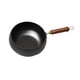 thumbnail image 2 of Wok de hierro de 9,45 pulgadas, utensilios de cocina de Gas de fondo plano, Cocina de Inducción, sartén para freír, sartén para acampar, casa, sin tapa, 2 of 8