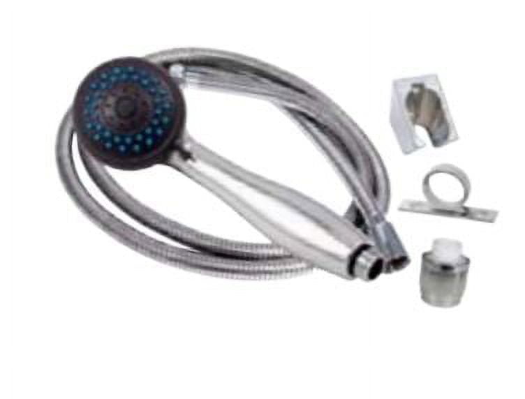 Valterra PF276053 3-Function Handheld Shower Kit with 60" Metal Hose - Chrome