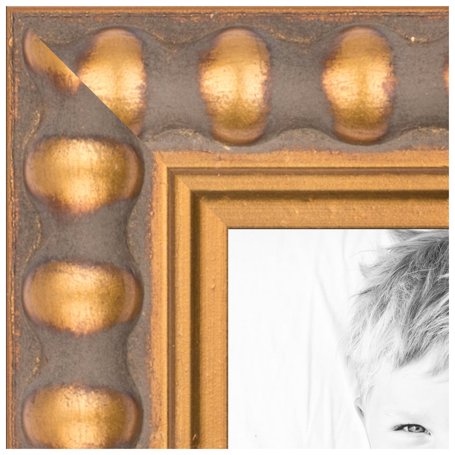 ArtToFrames 16x24 Inch Gold Picture Frame, This Gold Wood Poster Frame