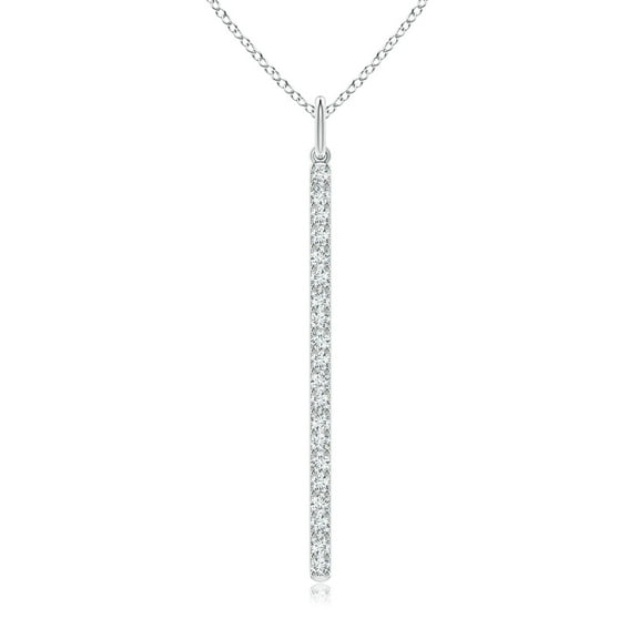 Angara Natural 0.1 ct Diamond Fashion Pendant Necklace in Platinum for Women