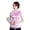 Pink, variant on Women Retro Qipao Tops Stand Collar Short Sleeve Floral Print Traditional Chinese Tops New Year Cheongsam Tops Women Clothes