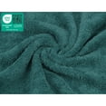 thumbnail image 3 of American Soft Linen Luxury 4 Piece Washcloth Set, 100% Cotton Turkish Washrags and Washcloths, Teal, 3 of 6