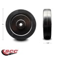 thumbnail image 2 of SCC - 5" Soft Rubber Wheel Only - 3/8" Bore - 250 lbs Capacity, 2 of 2