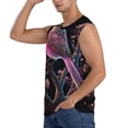 thumbnail image 3 of Lsque Bird 2 Print Men's Cotton Blend Sleeveless Muscle Shirts (S-3XL)- Moisture Wicking, Odor Protection, UPF 30+,Small, 3 of 8