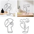 thumbnail image 4 of Soporte de Sombrero Geométrico Baoblaze 2 Uds Escultura de cara abstracta, 4 of 6