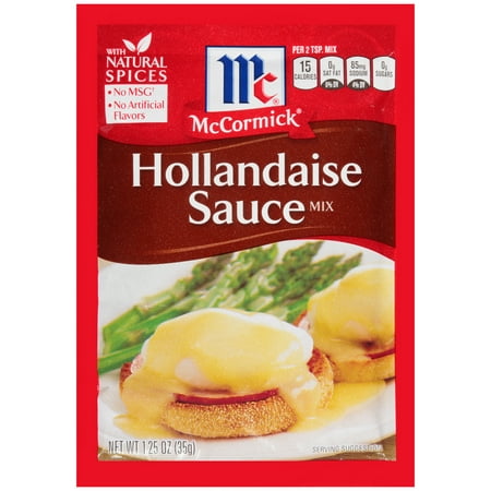 (4 Pack) McCormick Hollandaise Sauce Mix, 1.25 oz (Best Pre Made Hollandaise Sauce)