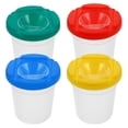thumbnail image 2 of 4pcs Kids Rotating Brush Basins Painting Brush Washing Tools (Random Color), 2 of 4